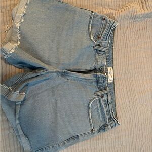 Abercrombie & Fitch Light Blue Jean Shorts